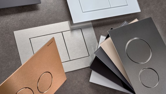 Flush plates in the Sigma40 range