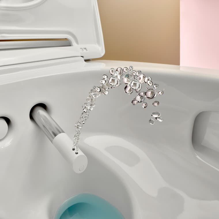 Geberit AquaClean Mera WhirlSpray feature Geberit AquaClean Mera WhirlSpray feature