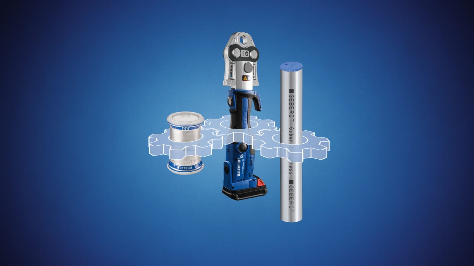 Secure pressing in the system with press fitting, system pipe and pressing tool Secure pressing in the system with press fitting, system pipe and pressing tool